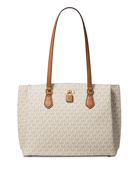 michael kors ruby large top zip tote|michael kors tote with zipper.